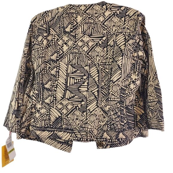 Ruby Rd Women’s Size 14 Jeweled Neckline ¾ Sleeve Button Front Jacket -NWT - Picture 4 of 16